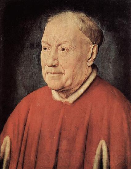 Jan Van Eyck Portrat des Kardinal Nicholaes Albergati France oil painting art